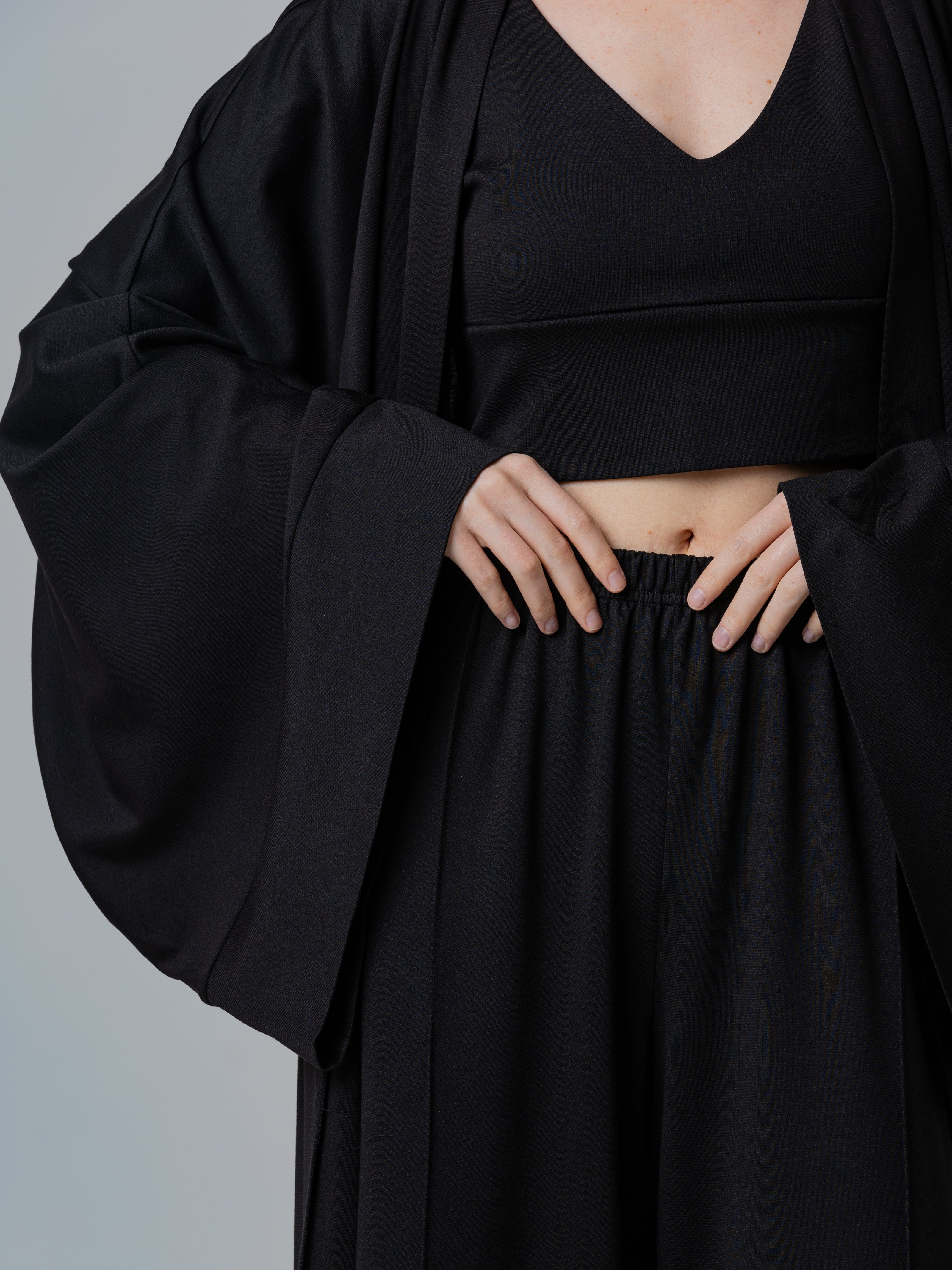 Black crop top