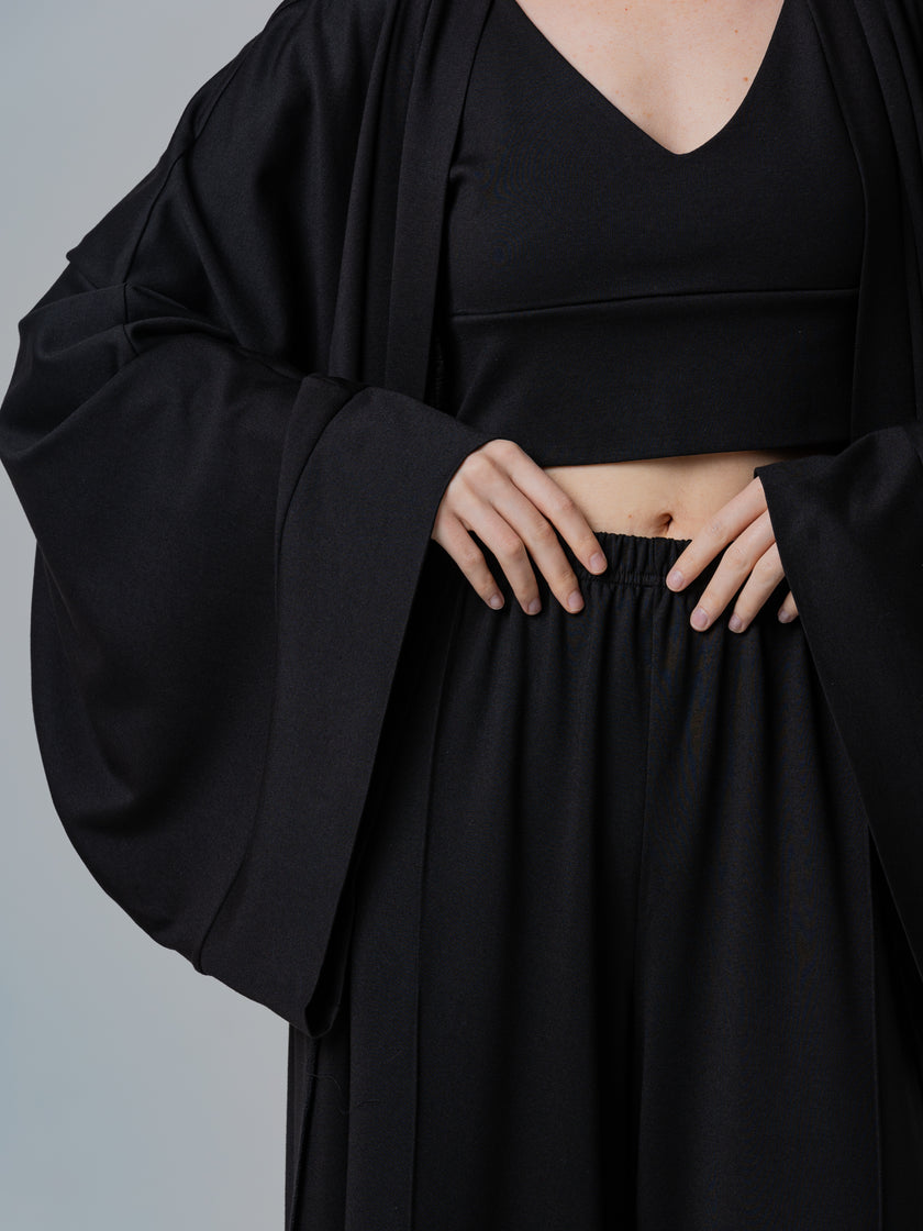 Black crop top