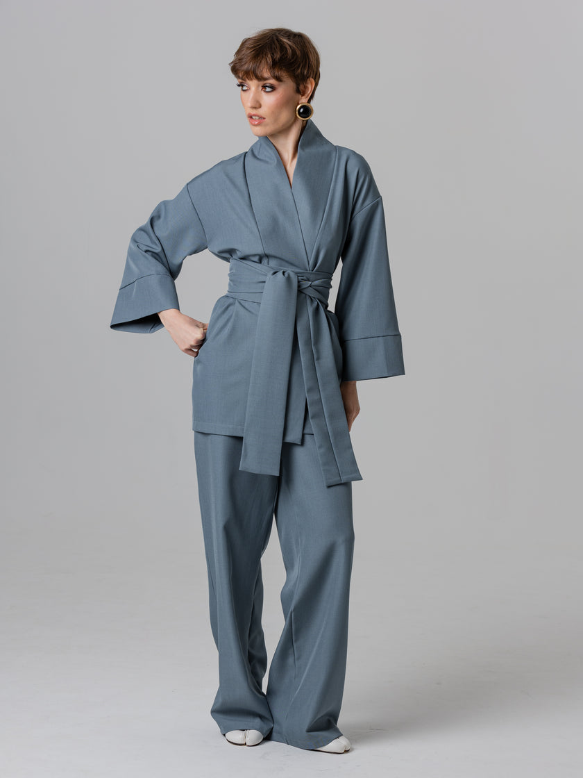 Kimono Set Steel Flow Set