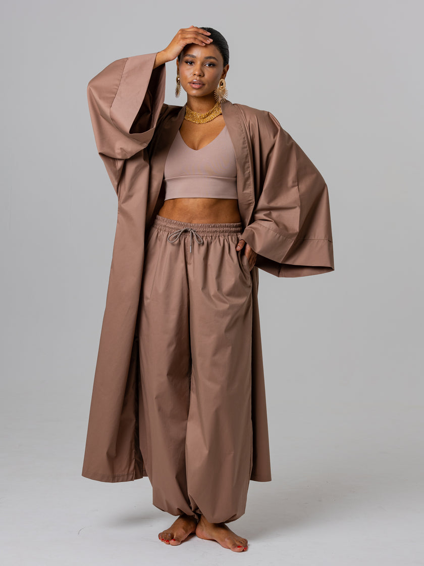 Beige crop top