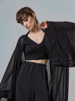 Black crop top