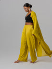 An elegant satin kimono set