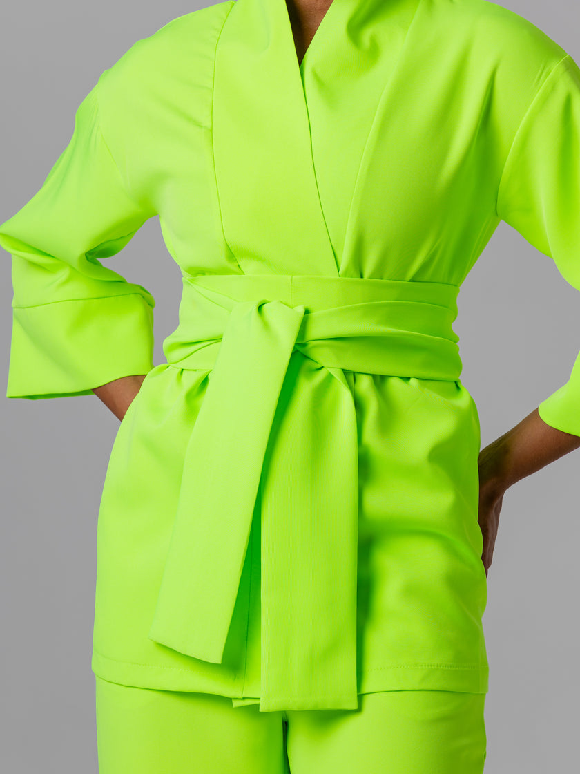 Kimono Set Electric Lime Set